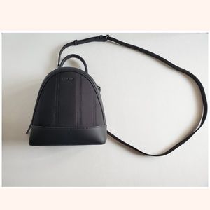 DKNY Nylon Crossbody with Leather Trim
